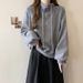 European American Style Stand-up Collar Half-zip Sweatshirt For Women, Spring And Autumn Thin Style, 2024 New Model,_ecoleips.com