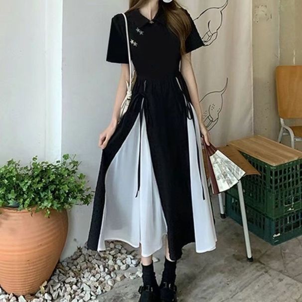 New Chinese-style Improved Cheongsam Women, Summer Plus Size, Gentle National Style Tea Party Design, Hepburn Little_ecoleips.com