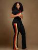 Women's Clothing Casual Fashion Contrast Color Stitching Zipper Pocket Long Sleeved Pants Sportswear_ecoleips.com