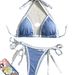 Women's Clothing New Solid Color Ins Style Swimsuit Women Sexy Bikini Beach_ecoleips.com