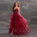 Women's Clothing Sexy Long Halter Dress Ball Gown Evening Party Wear Bubble Skirt Fashionable Large Skirt For Banquet_ecoleips.com