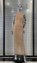 Women's Clothing Sexy Nude Mesh Sleeveless Bodycon Dress With Sparkling Rhinestones Fashion Party Performance Women's Dress_ecoleips.com