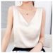 2025 New Style Women's Camisole Outer Wear, Slim Fit, Elegant, Short Style, Hot Girl Outfit, Acetate Top For Summer_ecoleips.com