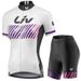 Women's Cycling Jersey Set With Quick-Dry & Uv Protection, Breathable Short Sleeve Top For Summer Bike Riding, Team Style Design_ecoleips.com