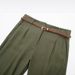 Suitable For All Seasons 2024 Summer New Women's Casual Versatile High-Waisted Linen Blend Belted Straight-Leg Pants_ecoleips.com