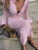 Spring Autumn High-End Knit Dress Elegant Hollow-Out Knit Dress – Long Sleeve French Chic Bodycon Dress For Women_ecoleips.com