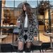 Women's Clothing Autumn Women's Fashion Casual Suit Personality Street Print Round Neck Jacket Short Skirt Suit_ecoleips.com