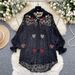 Women's Clothing Light Luxury Style High Grade Lantern Sleeve Shirt For Women In Summer Mesh Hot Diamond Loose Flesh Covering Design Temperament Top_ecoleips.com
