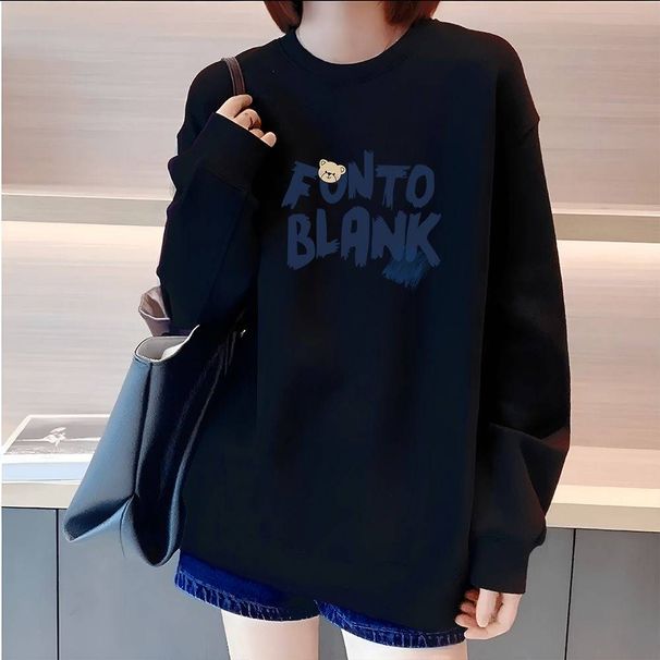 FW25 Matching Couple Cotton Crew Neck Sweatshirt - His & Hers_ecoleips.com
