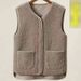 Women's Lambswool Vest Granular Fleece Lambswool Fashion Vest New Mother Plus Fleece_ecoleips.com