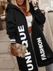 Women's Casual Hooded Jacket, Lightweight & Warm Zip-Up Coat With Drawstring Hood, Stylish Streetwear Outerwear For Fall & Winter_ecoleips.com