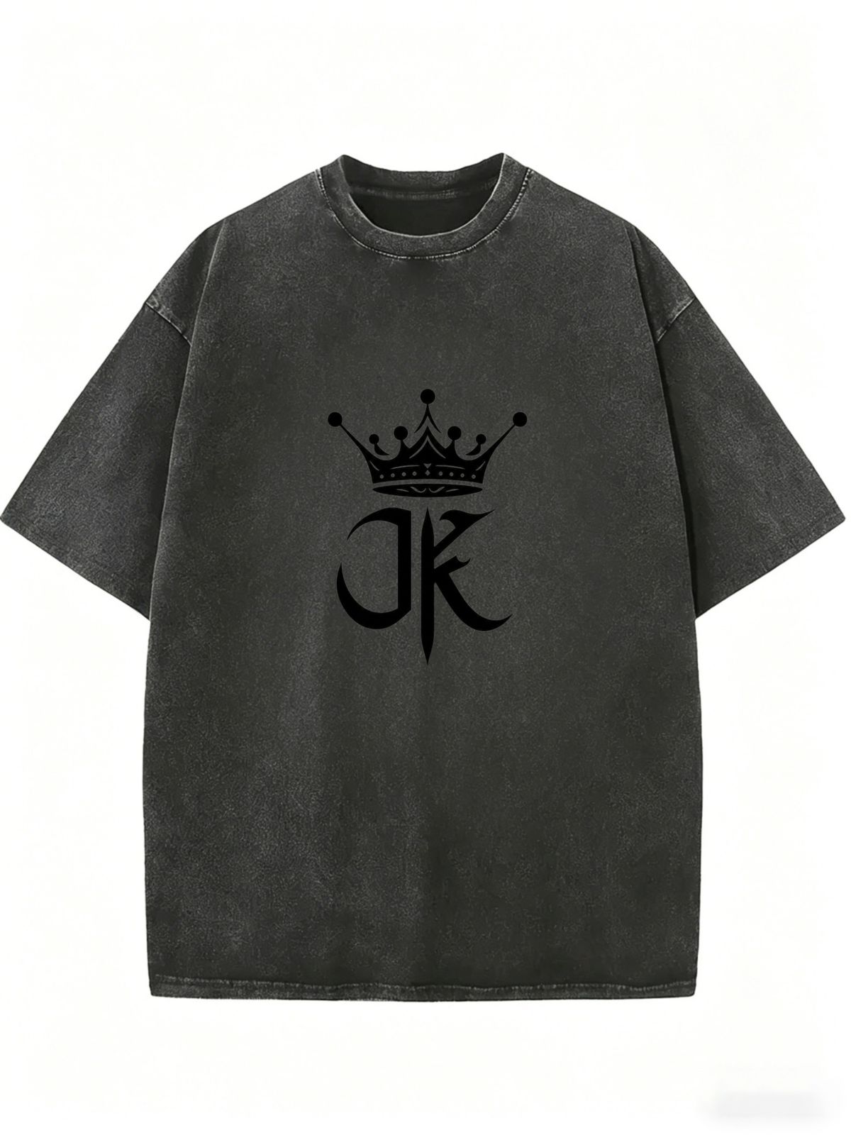 Women's Washed Cotton Oversized Tee, Comfortable Casual Street Fashion Essential_ecoleips.com