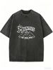 Oversized Vintage Washed Top For Women, Short Sleeve Casual T-Shirt For Effortless Daily Looks_ecoleips.com