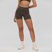 Women Back Cross Sports Bra High Waist Short Leggings Gym Fitness Matching Set_ecoleips.com