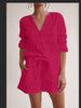 Women's Clothing Pure Cotton Pajamas Summer Shorts Sets_ecoleips.com