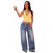 New Vintage Washed Heart Pocket 2026 Cross-border Wide-leg Jeans, Fashionable Loose-fitting Hot Girl Jeans For Women_ecoleips.com