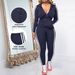 Women's Casual Long Sleeve Zipper Top & Pants Lounge Set | Soft Jogger Outfit For Fall Season_ecoleips.com