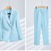 Women's Clothing High end professional pants suit white suit jacket suit fashionable business formal wear female beautician work clothes trend_ecoleips.com