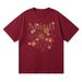 Mardi Mercredi Women's Summer Top. Feel The Breeze, Show Your Style. Signature Daisy Graphic, Soft Pure Cotton, Loose Fit, Mix & Match Easily_ecoleips.com