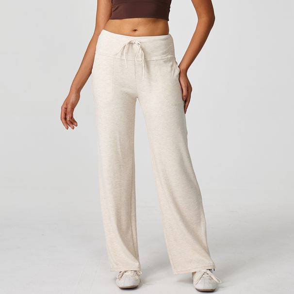 Aria Basics Cross-border Women's Casual With Pockets, Sweatpants, Cross-border Foreign Trade Loose-fitting Sports Outdoor Wide-leg_ecoleips.com