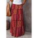 Women's Clothing New Skirt Loose Casual High Waist Long Skirt_ecoleips.com