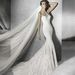 Women's Clothing long bridal veil white double soft trailing large veil headdress plain yarn hair comb wedding dress accessories_ecoleips.com