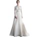 Satin Light 2026 New Bride Temperament Forest Style Long Sleeve Banquet Super Fairy Travel Photography Wedding Dress_ecoleips.com