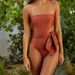 European And American Sexy Strapless Onesie Swimsuit Women's Beachwear Hot Selling_ecoleips.com