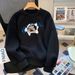FW25 Matching Couple Cotton Crew Neck Sweatshirt - His & Hers_ecoleips.com