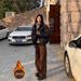 Women's Clothing Retro Brown Straight Leg Jeans High Waisted Slim Fit Merard Fleece Lined Wide Leg Pants For Women Autumn/Winter_ecoleips.com