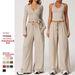 Women's Quick Drying Yoga Suit Sports Fitness Clothes Casual Running Beautiful Back Sling Design Sanded Finish 3058_ecoleips.com