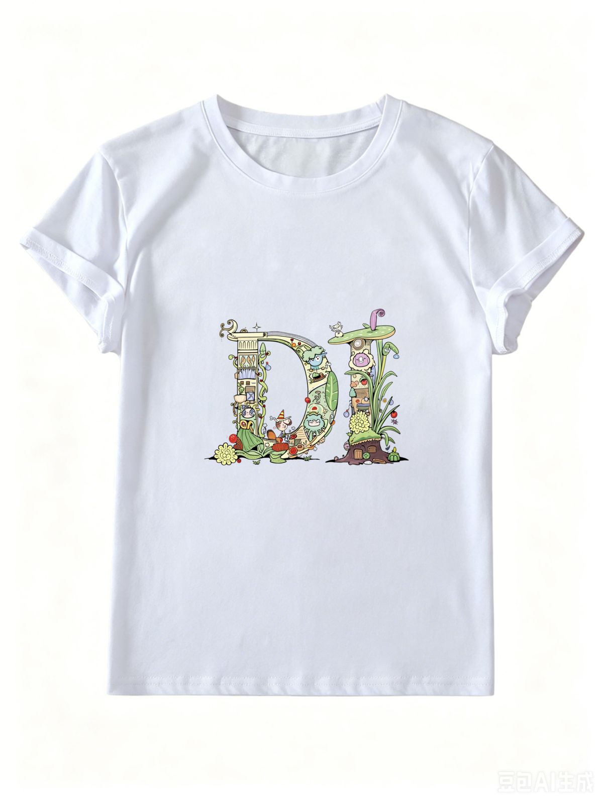 Women's Fitted Sleeve T-Shirt, Clean Girl Style Everyday Basic Top_ecoleips.com