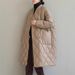 Women's Down Cotton Jacket Light And Thin Mid-length Bread Jacket Winter_ecoleips.com