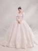 Fengxi New Style 2025 French Retro Wedding Dress High Quality Long Sleeved Gown with Long Train for Brides Summer Style_ecoleips.com