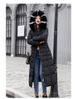 Women's Clothing Long Padded Coat With Faux Fur Hood, Warm Winter Jacket, Slim Fit Overcoat, Polyester Shell, Available In Multiple Colors_ecoleips.com