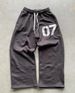 Streetwear Hoodie & Pants Set For Men & Women – Oversized Zip-Up Hooded Sweatshirt With Printed Lettering & Matching Joggers – Trendy Hip-Hop Outfit_ecoleips.com