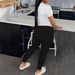 Women's Fashion Set European American Style T-Shirt Trousers Short Sleeved Clothing_ecoleips.com