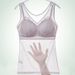Spring And Summer New Model Silk Shapewear Slight Compression, Natural Latex Cup Beautiful Back Tank Top For Women, With_ecoleips.com