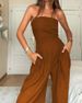 Women's Clothing Sexy Slim Fitting Scarf Style Pants Long Jumpsuit Hot Girl_ecoleips.com