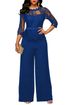 "Elegant Lace Jumpsuit For Women - Sexy Party Wear, Breathable & Comfortable, S-5XL (Red, Green, Black, Bluish)"_ecoleips.com