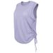 K Drawstring Sleeveless Sports Top With Loose And Thin Training Cover, Quick Drying Running Yoga Women's Top_ecoleips.com