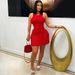 Women's Clothing New Sexy Sleeveless Round Neck Pleated Skirt Short Skirt Fashion Casual Skirt_ecoleips.com