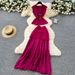 Women's Clothing Summer Fashion Set For Women Elegant Knitted Vest Top And Sheer Skirt Style Clothing Trendy Outfit_ecoleips.com