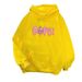 petite Hoodie 2025 New Model For Women, Spring, Autumn, Winter, Loose-fitting, Stylish Hooded Letter-print_ecoleips.com