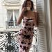 INS European And American Style 2023 Spring/Summer New Women's Fashion Strapless Sexy Backless Slim Fit Printed Bodycon_ecoleips.com
