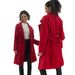 New Women's Woolen Long Lace-up Slim-fit Woolen Coat Solid Color Simple Slim-fit Coat_ecoleips.com