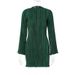 European And American Style Women's Autumn New Fashion Striped Slim-fit Round-neck Long-sleeve Bodycon Dress Wholesale_ecoleips.com