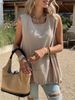 Women's Clothing Elegant Casual Loose Fit Vest Tank Tops & Camis Thin Summer Top For Vacation Spring 2026_ecoleips.com