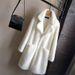 Women's Faux Mink Fur Coat Winter Mid-Length Thick Warm Fashionable Outerwear_ecoleips.com