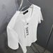 Women's Clothing Cotton Yarn Ribbed Crew Neck Slim Fit T-Shirt White Set With Stylish Sweatshirt And Shorts_ecoleips.com